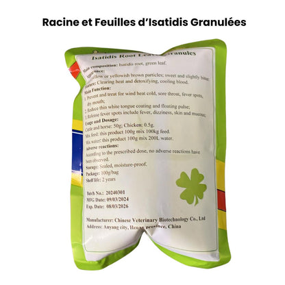 Racine et Feuilles d'Isatidis Granulées