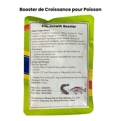 Booster de Croissance pour les Poissons : Tilapia ,Poisson-chat , Carpe...